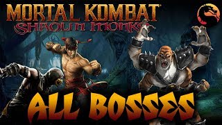 Mortal Kombat: Shaolin Monks - All Bosses + 1080p60 [PS2]
