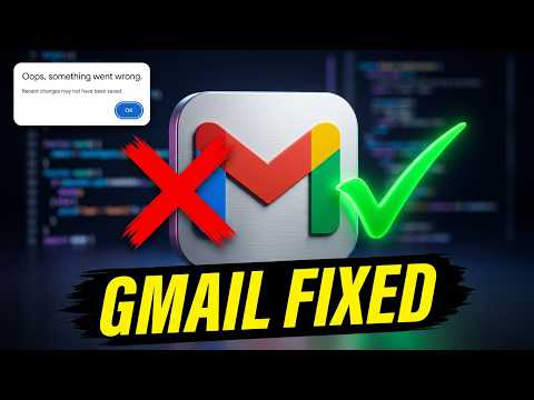 Fix Gmail "Oops! Something Went Wrong" Error in 1 Minutes