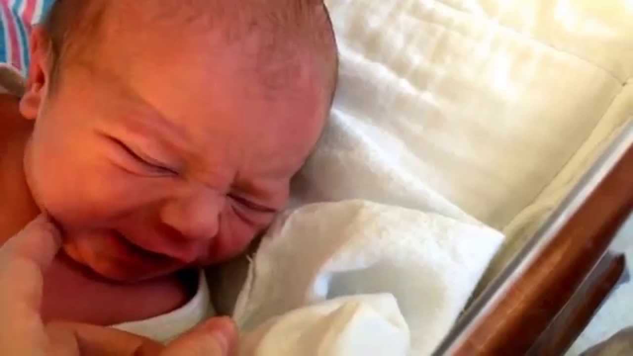 Daniel's newborn noises - 1 day old