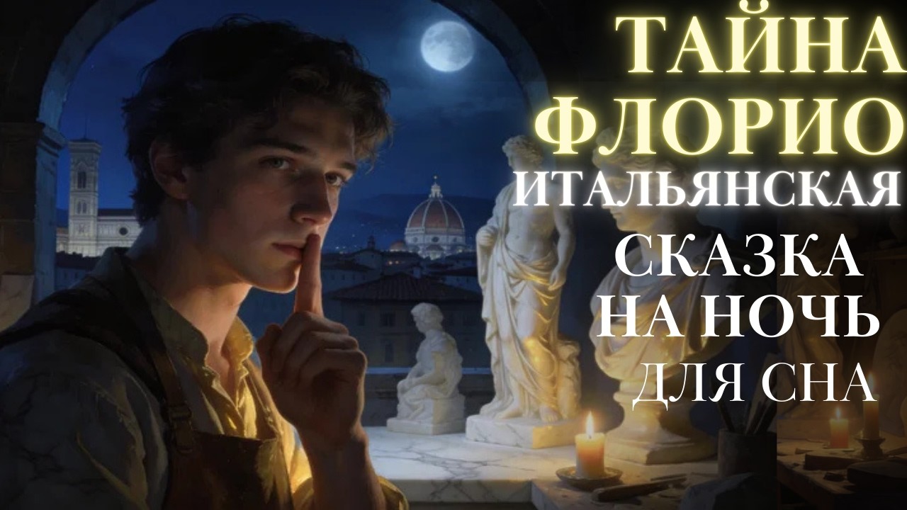 Красивая сказка для крепкого сна Тайна Флорио | Итальянская Сказка на ночь| быстро уснуть #сказка