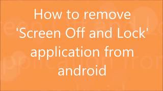 How to remove screen lock application from android || redmi note 4 screenshot 1