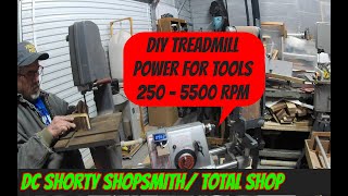 DC Motor in a Shopsmith/ Total Shop finished and buttoned up and running great, 250-5500 rpm range