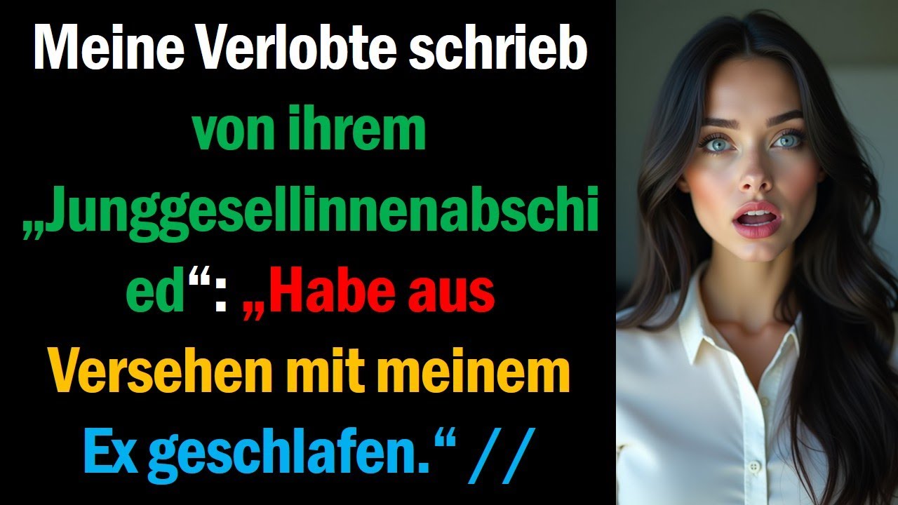 Meine Verlobte schrieb von ihrem „Junggesellinnenabschied“: „Habe aus Versehen mit meinem Ex