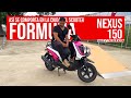 De paseo con el scooter formula nexus 150