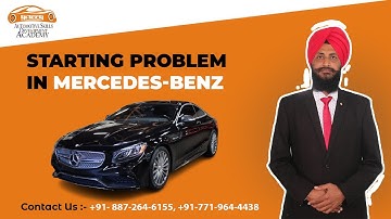 STARTING PROBLEM IN MERCEDES-BENZ | ECM EXPERT TRAINING |  JOIN US : 8872646155