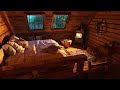 Cozy Attic w/ Rain Sounds for Sleeping &amp; Relaxing | White Noise for Relax, Sleep