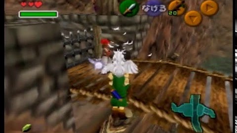 Setup for Cucco Jump with Sword