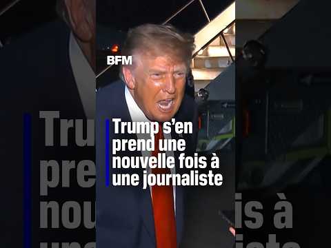 Miniature de la vidéo : "Pas toi !": Donald Trump s'en prend à une journaliste après une question sur son bilan économique