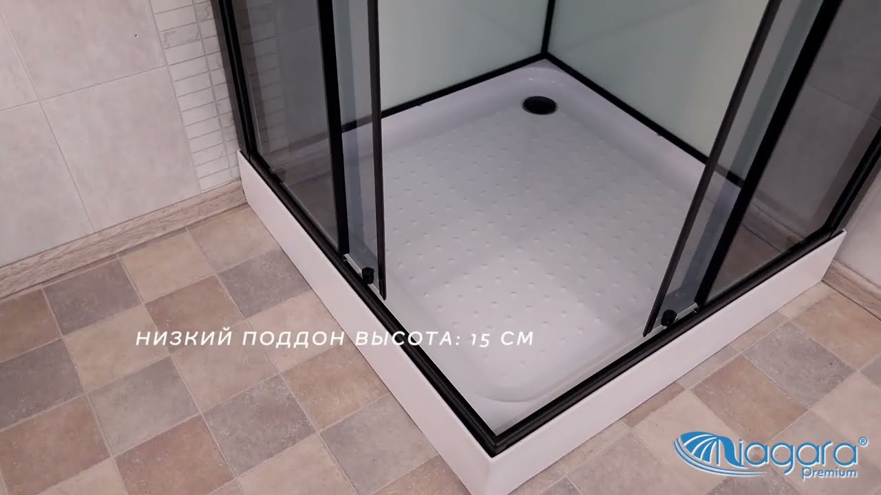 Душевые кабины Niagara Premium класса квадратной формы NG 6001Q-6901GQ-6901Q