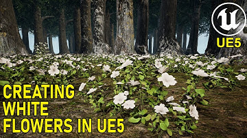 Unreal Engine 5 Simple Environment White Flowers #92