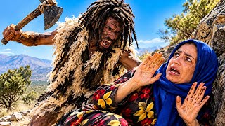 The axe-wielding caveman returned; the nomad woman was shocked! 🔥