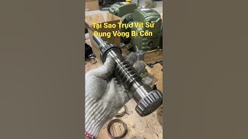 Trục Vít Sao Phải Sử Dụng Vòng Bi Côn? #shorts #short #daikinhbac