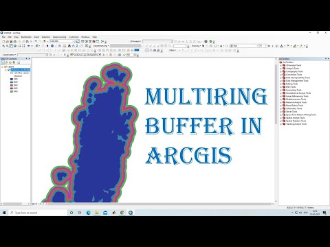 Multiring buffer in ArcGIS || Multiring Buffer Analysis in ArcGIS