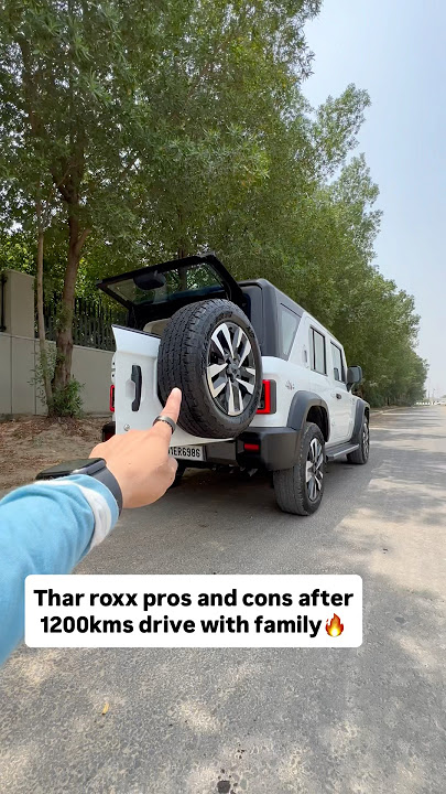 Thar roxx pros and cons after 1200kms drive with family 🔥