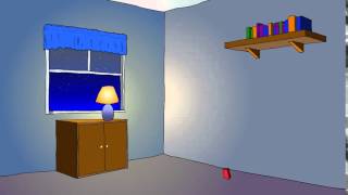 #3: Brick falling from a shelf onto the ground