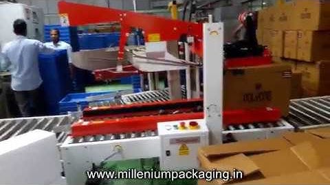 Auto Flap Closing Carton Sealing Machine | Millenium Packaging Solutions | 97112 11569