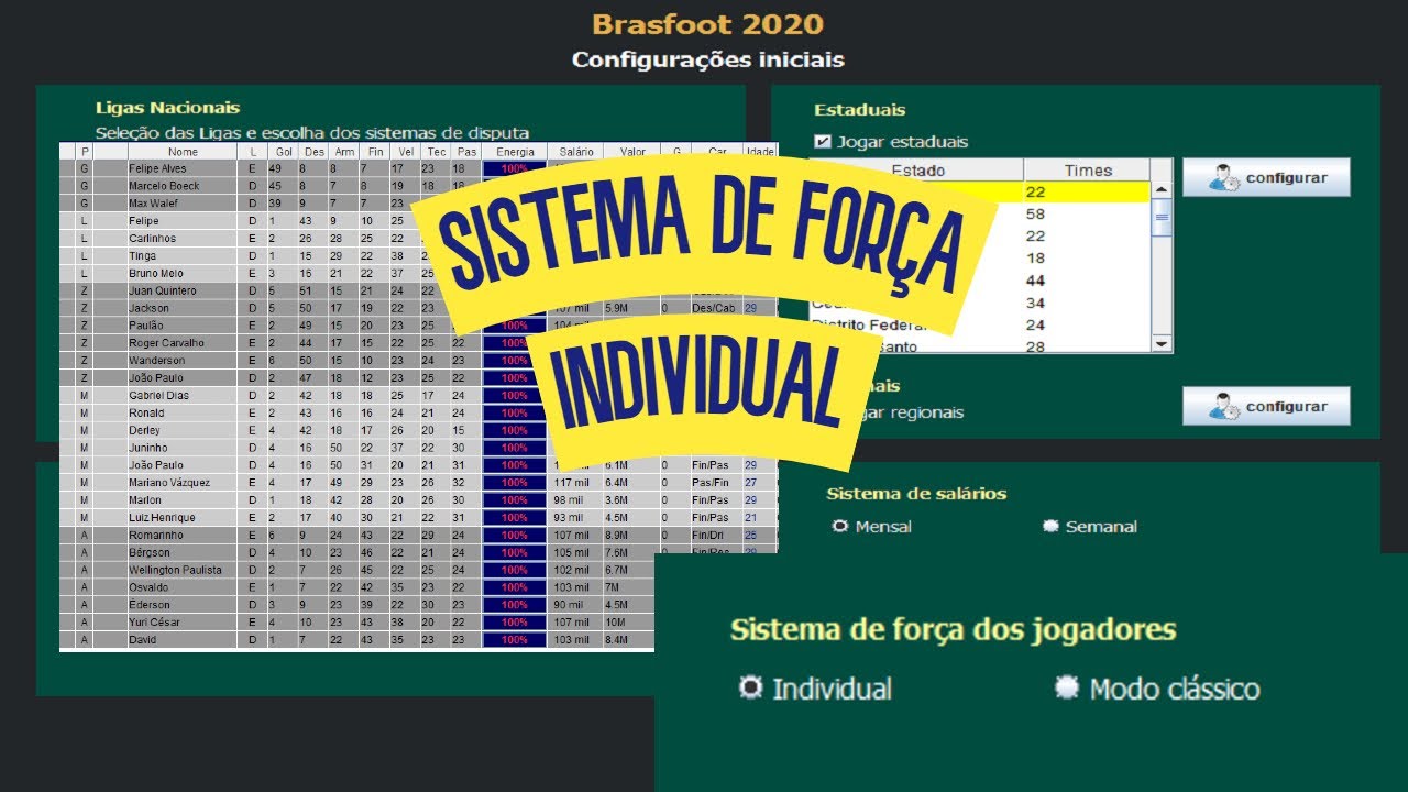 Eu simulei 100 anos no Brasfoot 2021. : r/futebol