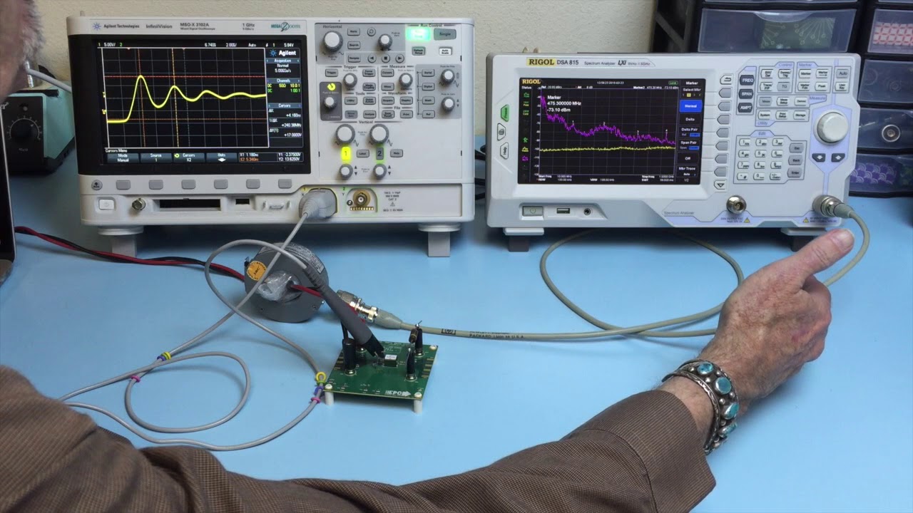 SwitchMode Power Supply Ringing Demo YouTube