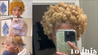 Dying My Natural Hair Blonde |