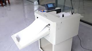 SENWEI SM372Y Digital fully auto Suction feed creasing machine with computer A3  creasing perforate