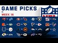 Week 16 Game Picks! | NFL 2020