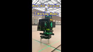 🔥 Easily 360° rotate your laser level with a fine-tuning base! Follow usto know more!