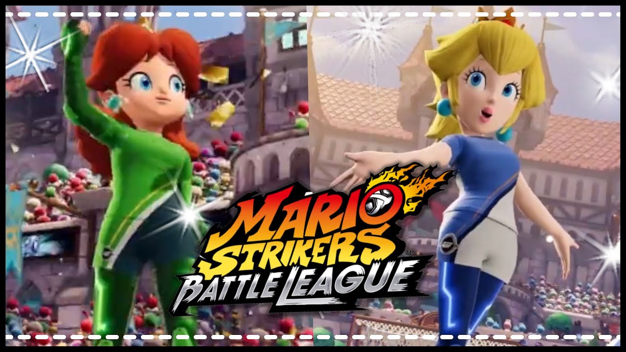 ✿ Mario Strikers: Battle League - Daisy vs Peach | Royal Castle ✿