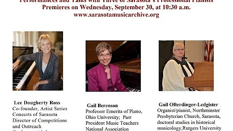 THE VERSATILE PIANIST: Performances and Talks with...