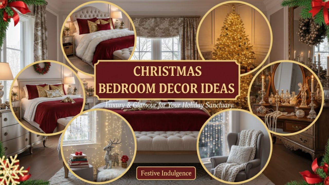 Cozy Christmas Bedroom Decor Ideas to Transform Your Sleep Space