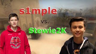 s1mple 1v1 vs. Stewie2K - 2016 - 2 x bo3 (all maps) (NA & EU servers)