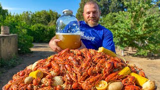 A whole Bunch of Crayfish for a quick snack! How to perfectly cook Crayfish with vegetables?