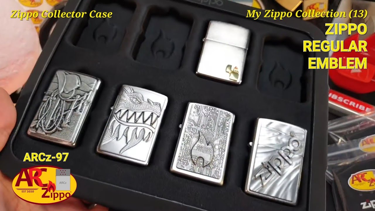 Zippo Collection (13) My Zippo Collector Case No.4 | 8 Units | Zippo Regular Emblem No.1 | ARCz-97