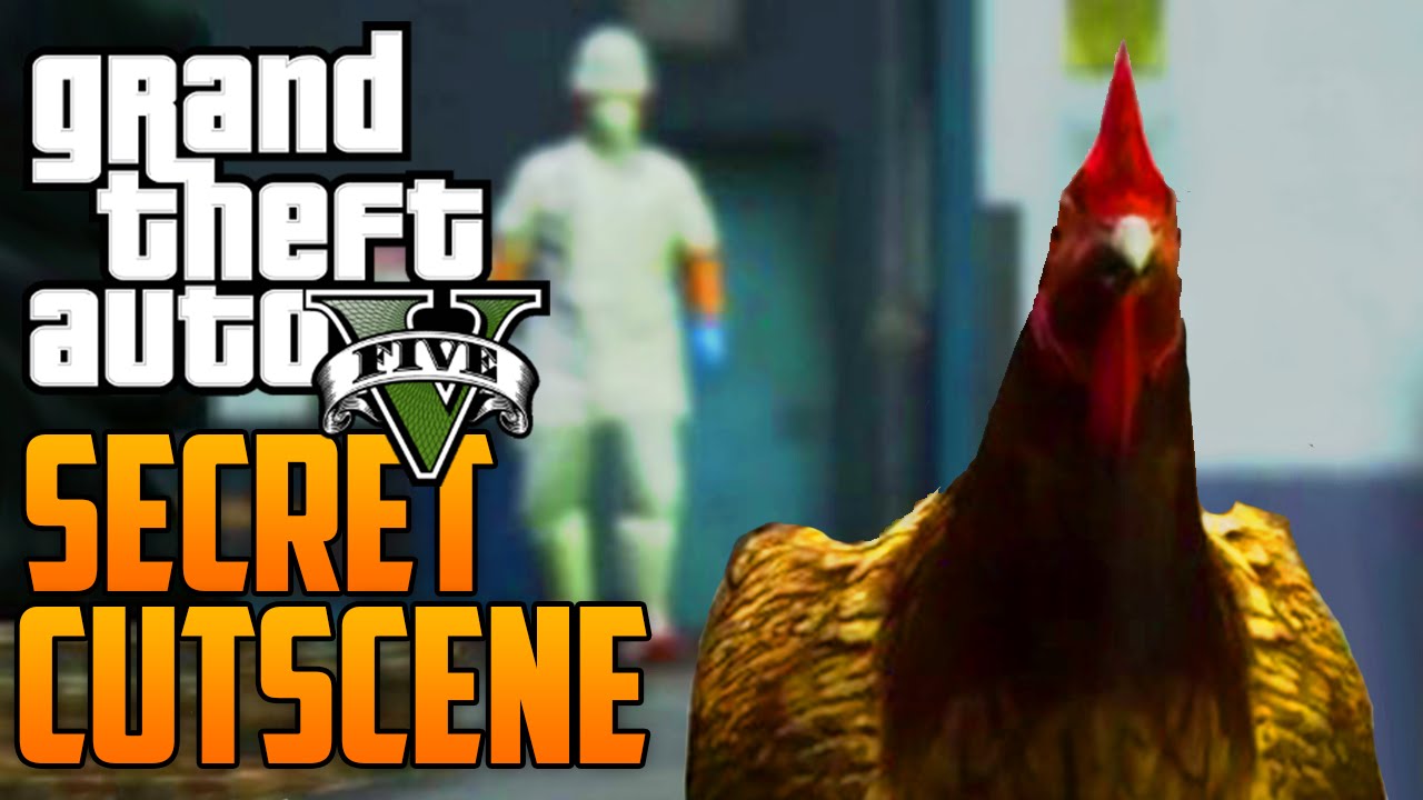 GTA 5 NEW SECRET CHICKEN CUTSCENE MYSTERY FOUND! (GTA 5 Easter Eggs