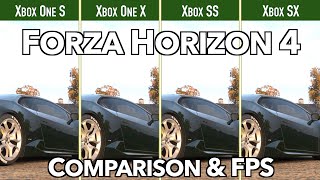 Forza Horizon 4 - Xbox One S|X & Series S|X - Comparison&FPS