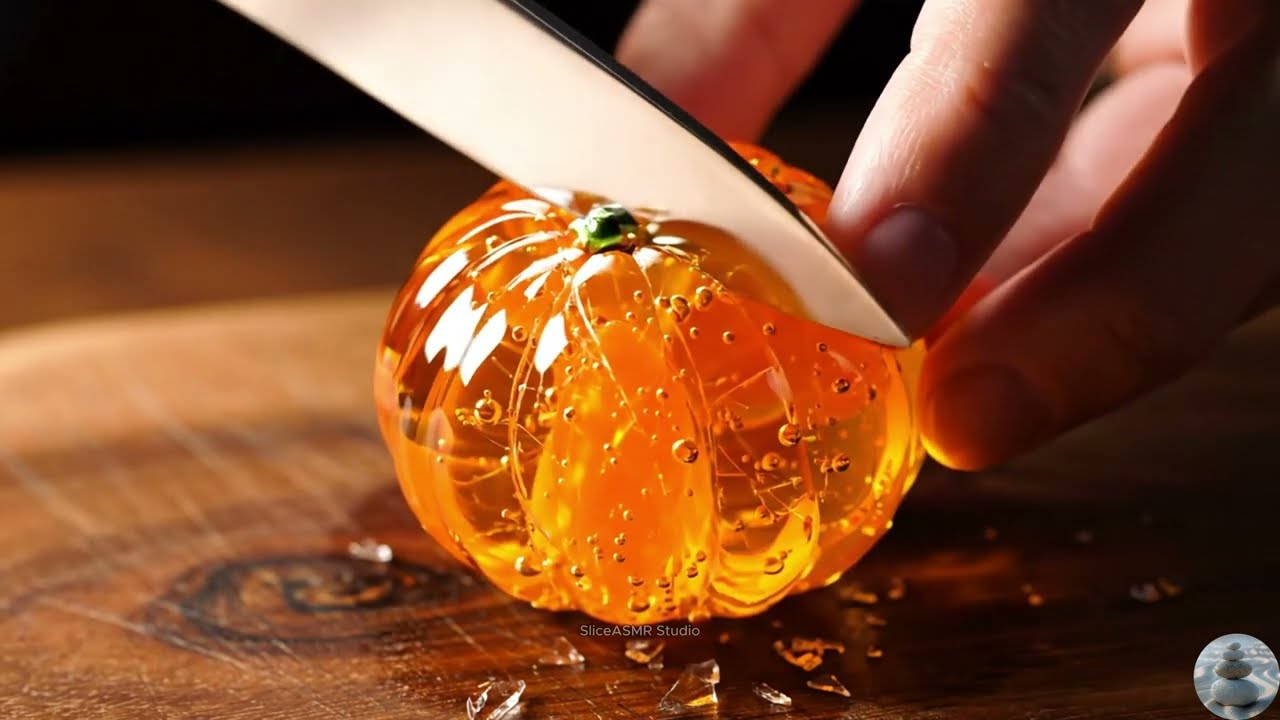 Ultra Satisfying Glass Fruit Cutting ASMR | No Talking - YouTube