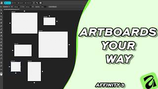 How to Add, Adjust & Organize Artboards in Affinity 3