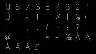 Premium Thin Animated Typeface (Top After Effects Templates) Wealth