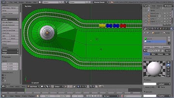 Blender Tutorial Making a Train Animation by Following a Path Part 3 Making the Scenery (Mountain)