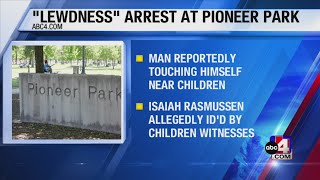 Man arrested for lewd acts in front of children at public park