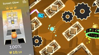 (Geometry Dash & Rolling Sky) Sunset Glow Layout screenshot 3