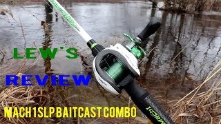 lew's mach 1 speed spool baitcast combo