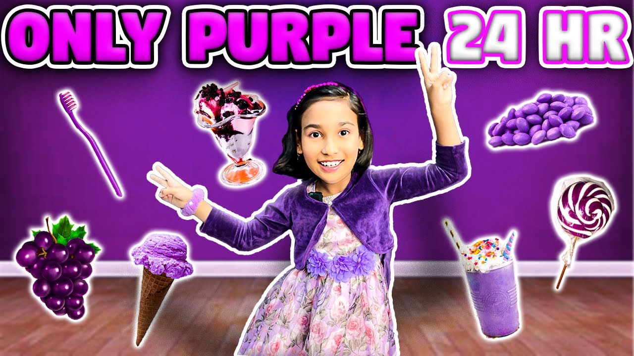 Used Only *PURPLE* Things for 24 Hours 💜 ! Gone Extreme 😈😜