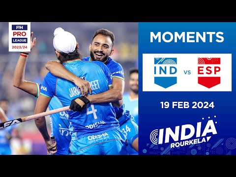 FIH Hockey Pro League 2023-24: Moments - India vs Spain (Men)