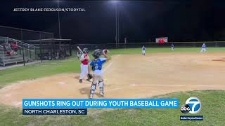 Video: Dozens of shots fired near youth game at South Carolina baseball field l ABC7