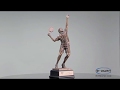 Men's Tennis Statue Trophy RFB022 with Free Engraving