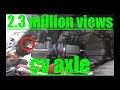 Detailed cv axle  seal replacement nissan murano  fix it angel