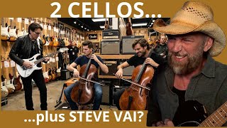 Pro Guitarist Reacts to 2 CELLOS with STEVE VAI! Highway 2 Hell cover