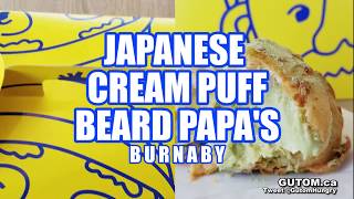 Beard Papas Japanese Green Tea Cream Puff Pastry - Burnaby Vancouver Food Reviews - Gutom.ca