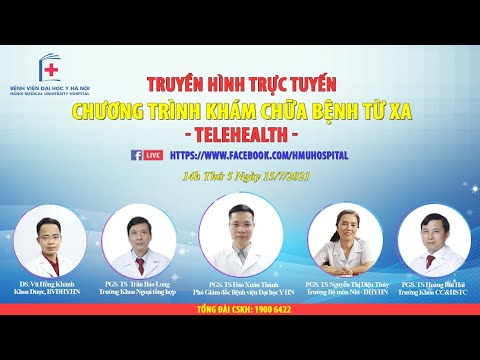 CHƯƠNG TRÌNH TELEHEALTH NGÀY 15/7/2021