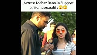 Women's day || Actress Mehar Bano in support of Homosexuality